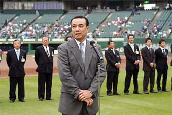 中村勝広シニアアドバイザー挨拶