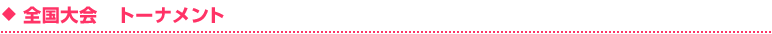 全国大会トーナメント