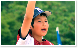 5チーム代表者による合同宣誓