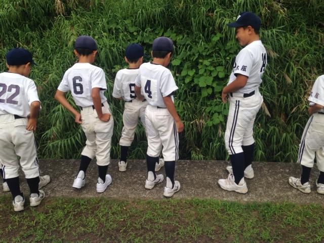 少年　立ちション 高石二区パワーズ - フォトアルバム｜少年野球のポップアスリート